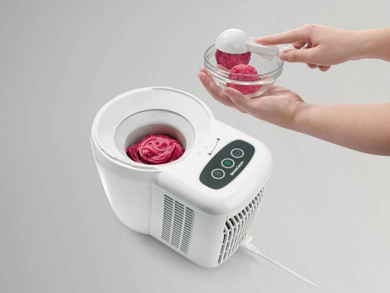 SILVERCREST® KITCHEN TOOLS Eismaschine »SEM 90 C3«, selbstkühlend Bestseller
