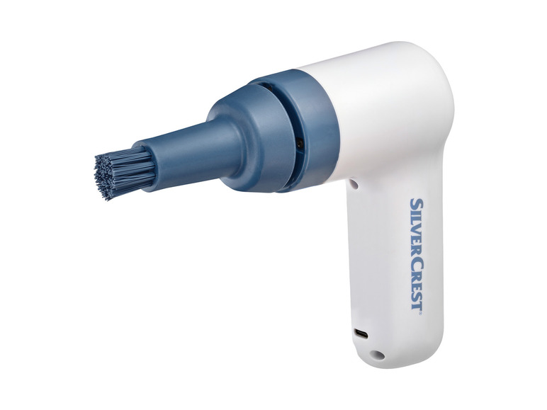 SILVERCREST® Elektrische Reinigungsbürste, 5-teilig, mit verschiedenen Aufsätzen Räumungsverkauf