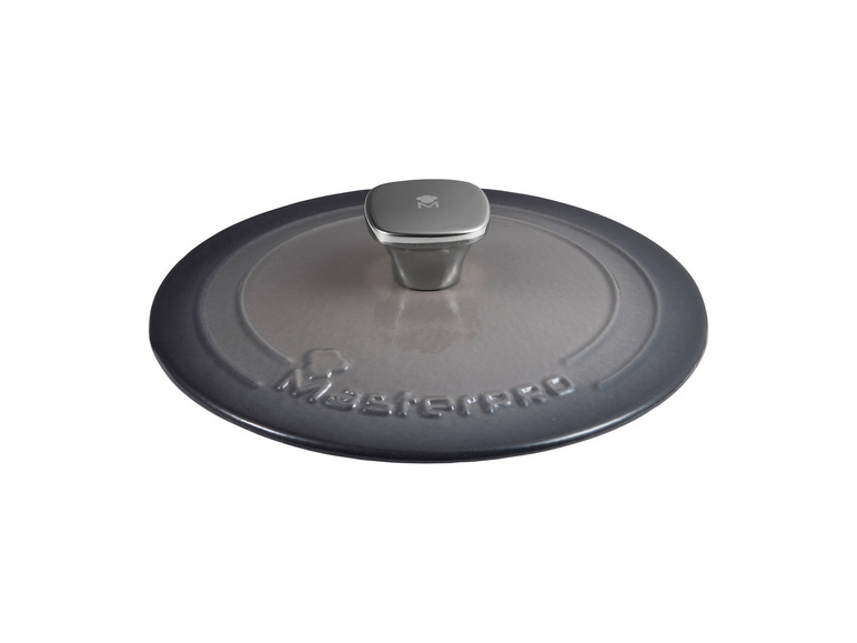 Masterpro Kasserolle, Gusseisen, mit Deckel, Ø 27 cm Vierteljährliche Förderung