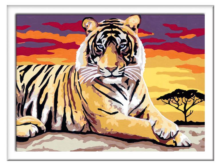 Ravensburger Malen nach Zahlen »Majestätischer Tiger« Nur noch ein Tag übrig