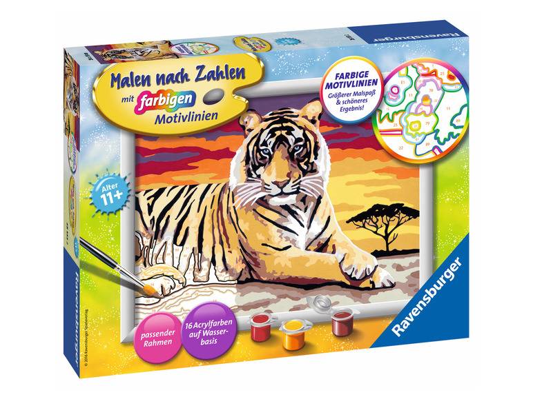 Ravensburger Malen nach Zahlen »Majestätischer Tiger« Nur noch ein Tag übrig