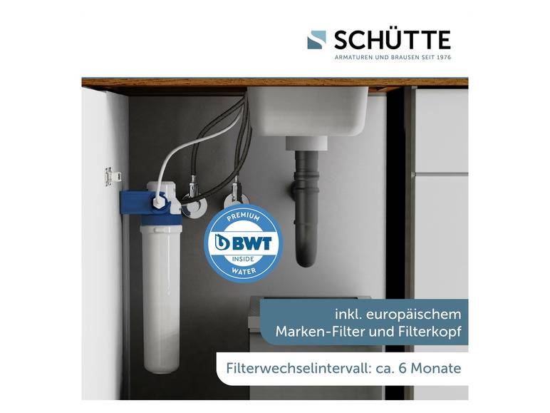 Schütte Küchenarmatur mit Filtersystem »Aquastar Pro«, mit 360° schwenkbarem Auslauf Super Rabatt