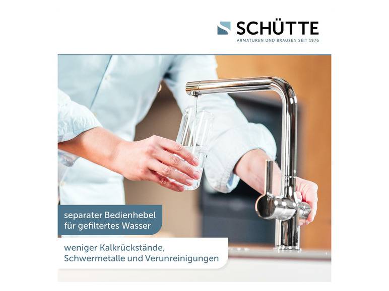 Schütte Küchenarmatur mit Filtersystem »Aquastar Pro«, mit 360° schwenkbarem Auslauf Super Rabatt
