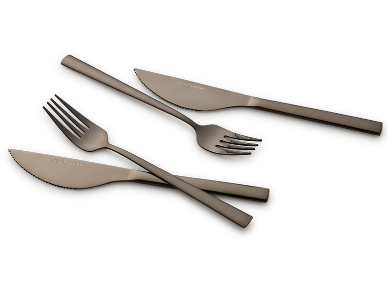 ERNESTO® Pizzastein eckig + ECHTWERK Pizzabesteck Set "Bari" Angebote