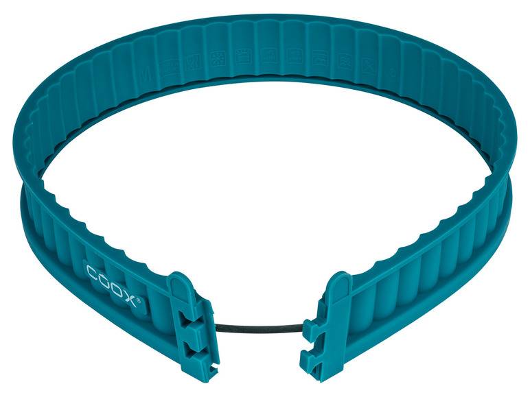 Coox Silikon-Quicheform mit Glasboden + ERNESTO® Messbecher-Set, 2-teilig Sonderangebot