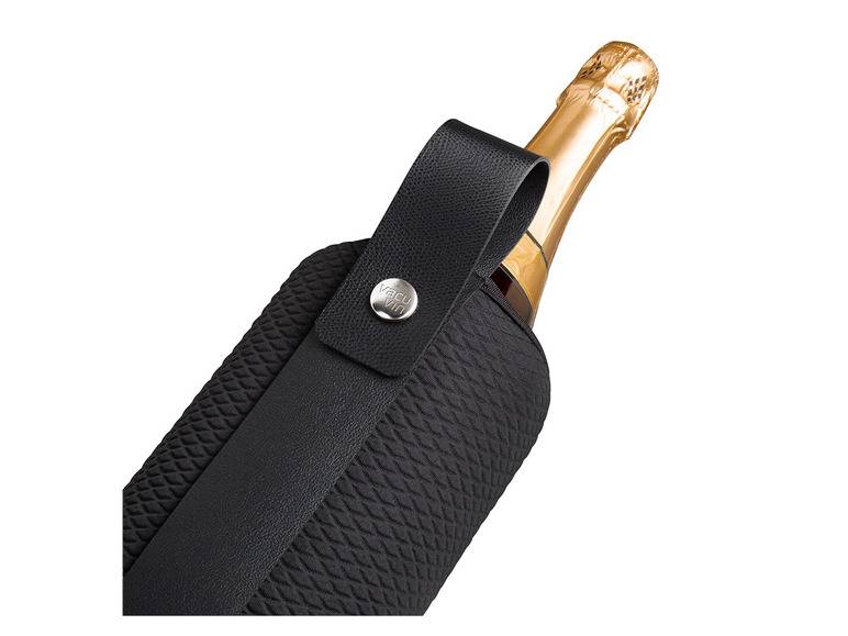 vacu vin Wein Set klassisch 4teilig + Weinkühler »Artico«, flexibel, schwarz Rabatt