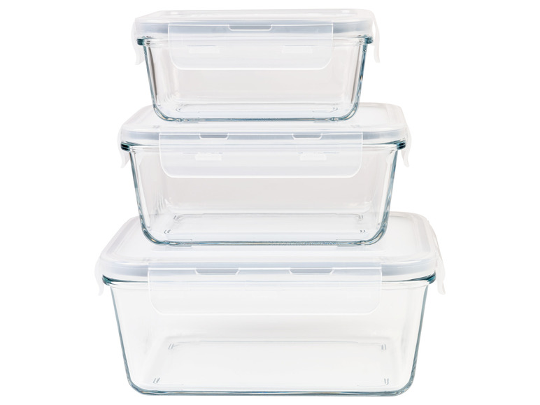 ERNESTO® Glas-Frischhaltedosen, 3-teilig JETZT KAUFEN