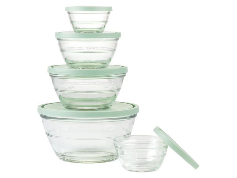 ERNESTO® Glasschüssel-Set, 5 Stück Bis zu 65% Rabatt