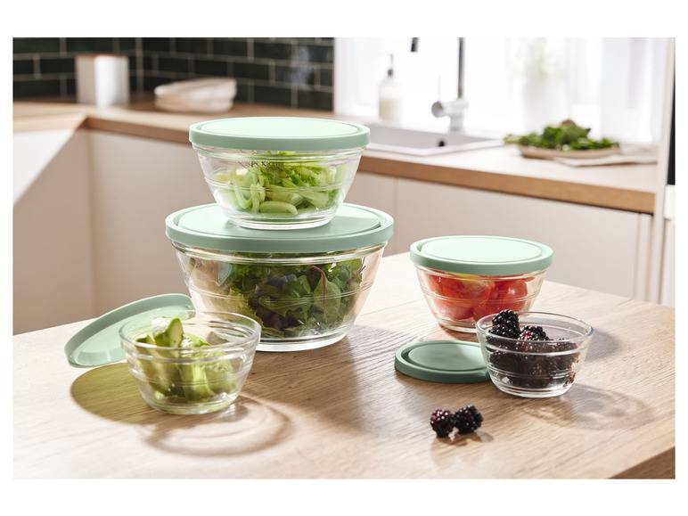 ERNESTO® Glasschüssel-Set, 5 Stück Bis zu 65% Rabatt