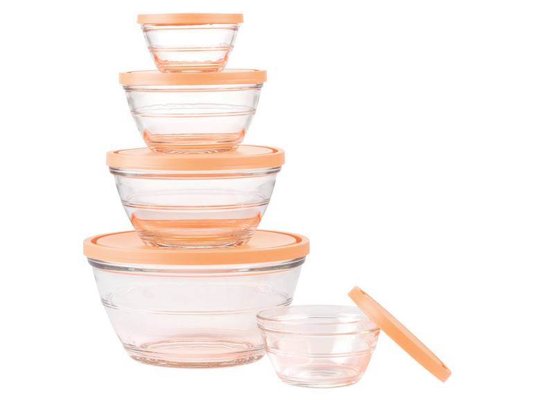 ERNESTO® Glasschüssel-Set, 5 Stück Bis zu 65% Rabatt