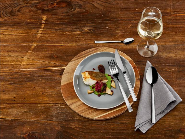 ERNESTO® Tafelbesteck, 24-teilig 50% Rabatt mit kostenlosem Versand