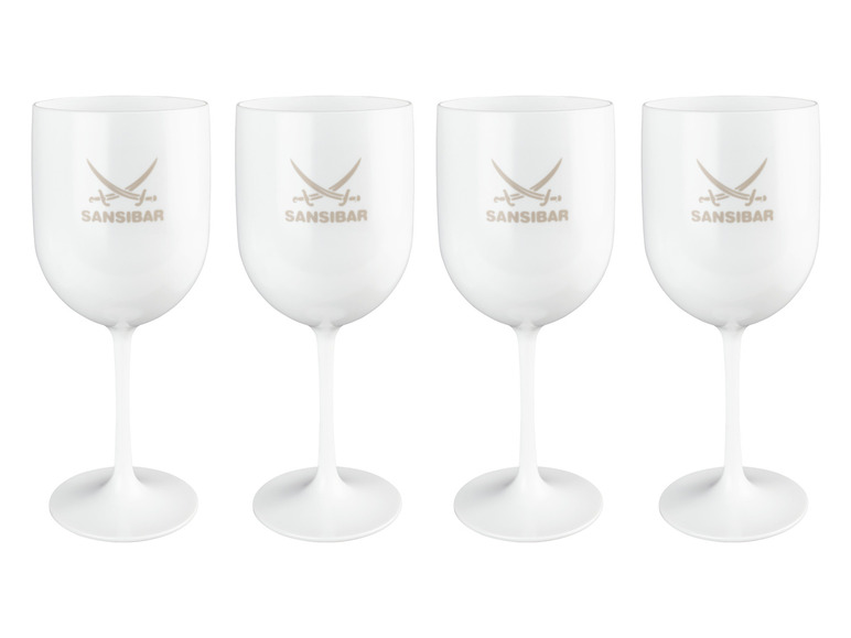 SANSIBAR Weingläser \ Champagnergläser \ Trinkgläser, 4-teilig Kostenloser Versand international