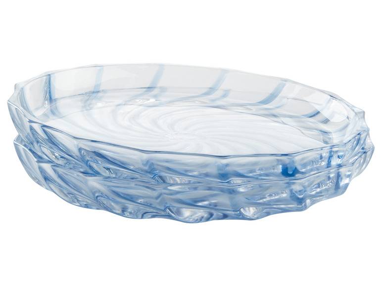 ERNESTO® Schale / Teller, 2er-Set, aus Glas Auslauf