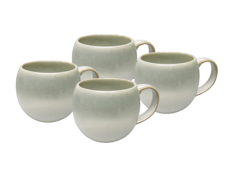 vanWell Kaffeebecher 4erSet bauchig ca. 50cl Steingut Heißer Verkauf