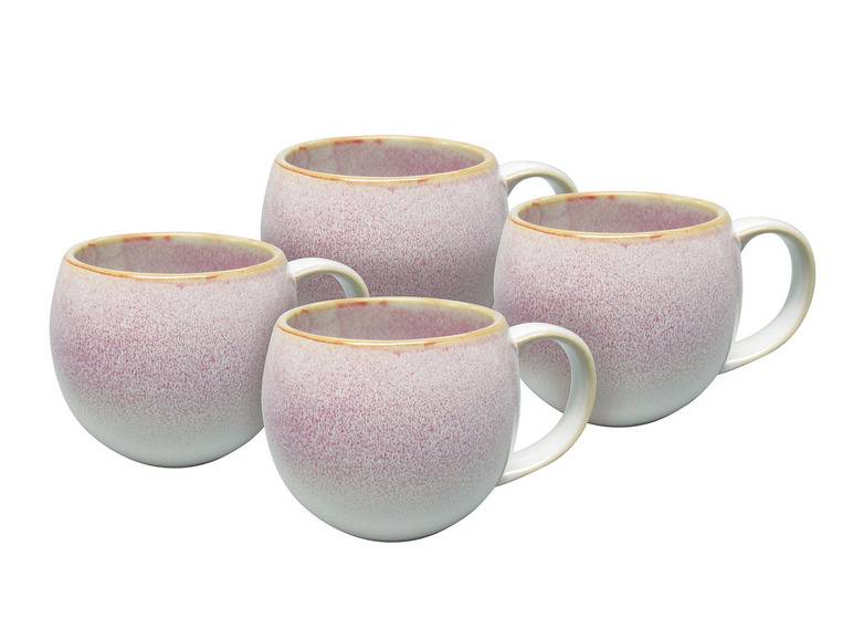 vanWell Kaffeebecher 4erSet bauchig ca. 50cl Steingut Heißer Verkauf