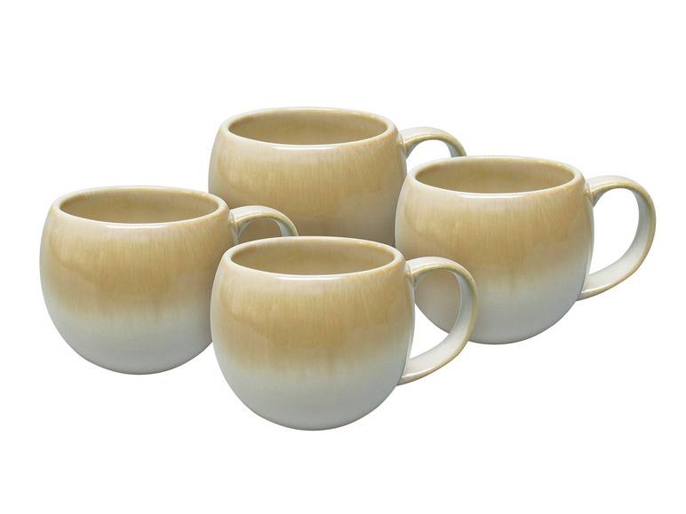 vanWell Kaffeebecher 4erSet bauchig ca. 50cl Steingut Heißer Verkauf
