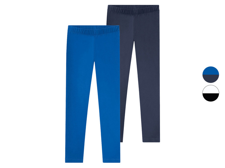 pepperts!® Kinder Mädchen Leggings, 2 Stück, mit bequemem Gummizugbund Online Outlet