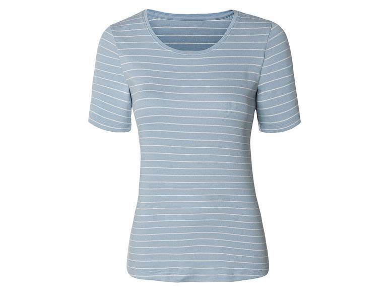 esmara® Damen Umstands-T-Shirts, 2 Stück, in modischer Ripp-Qualität VIP-Rabatte