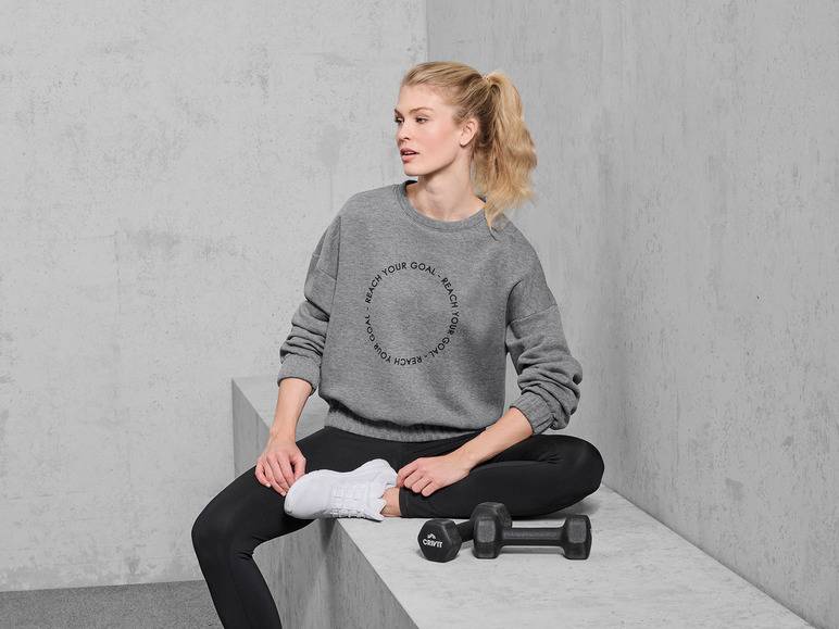 CRIVIT Damen Sweatpullover, modisch kurz geschnitten Tiefpreis