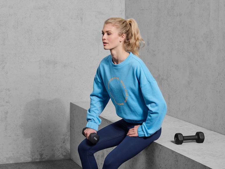 CRIVIT Damen Sweatpullover, modisch kurz geschnitten Tiefpreis