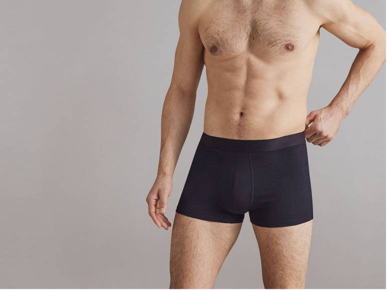 LIVERGY® Herren Boxer, 3 Stück, mit hohem Baumwollanteil Kostenlose Rückgabe