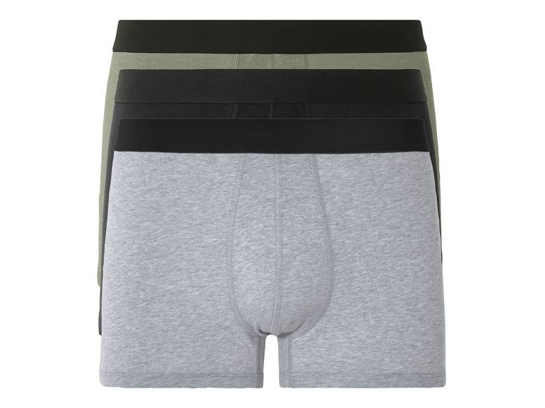 LIVERGY® Herren Boxer, 3 Stück, mit hohem Baumwollanteil Kostenlose Rückgabe
