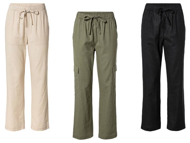 esmara® Damen Leinenhose, hohe Leibhöhe JETZT KAUFEN
