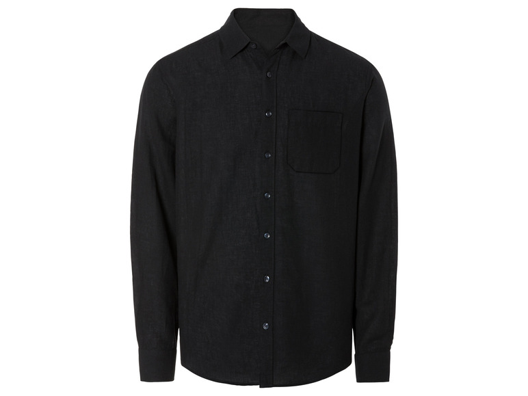 LIVERGY® Herren Leinenhemd mit Kentkragen Bis zu 65% Rabatt