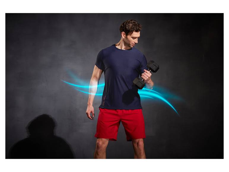 CRIVIT Herren Funktionshirt mit dynamischer Kühltechnologie Sonderangebot der Fabrik