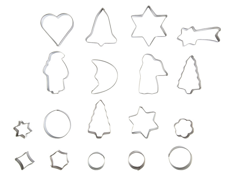 zenker Weihnachtsbäckerei Ausstecherbox, 19-teilig Kostenloser Versand