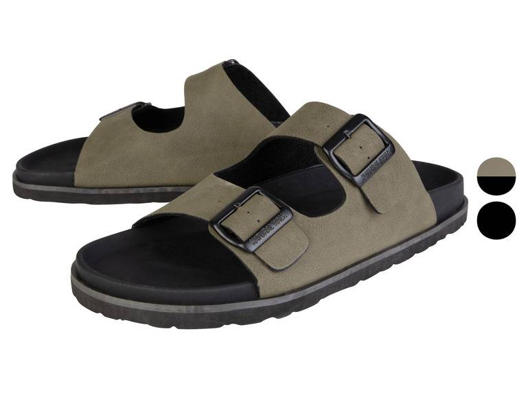 LIVERGY® Herren Pantoletten mit Tieffußbett Online Outlet