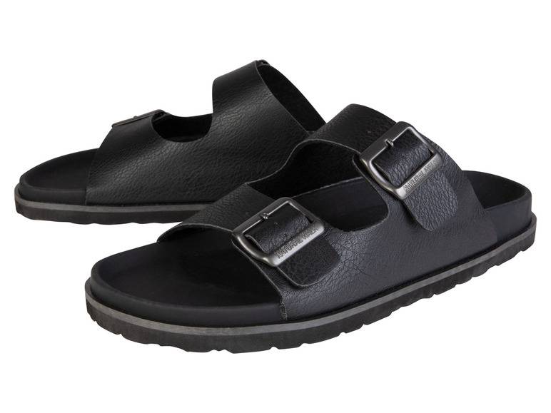 LIVERGY® Herren Pantoletten mit Tieffußbett Online Outlet