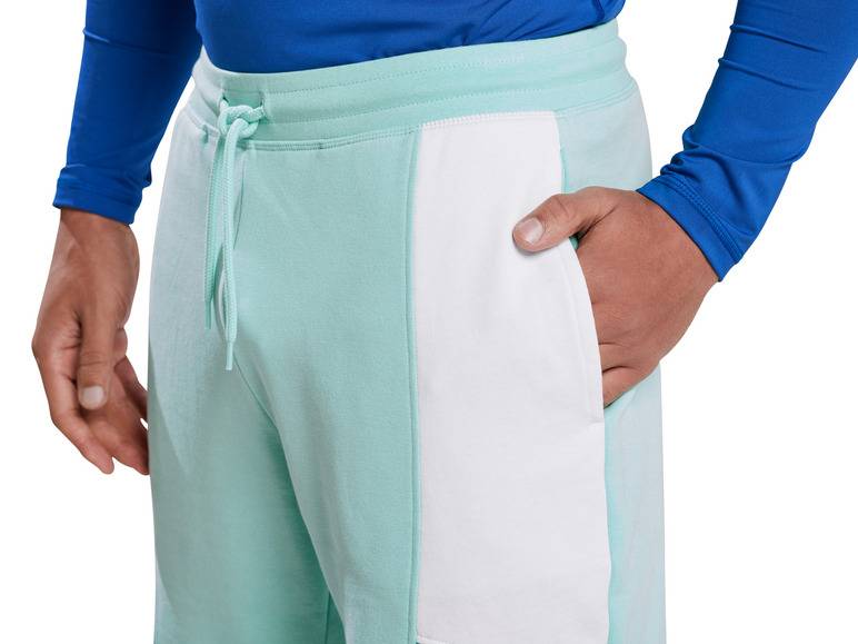Mistral Herren Sweatshorts mit HeiQ Technologie Mint Räumungsverkauf