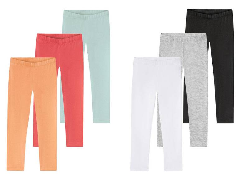 lupilu® Kleinkinder Leggings, 3 Stück, mit Baumwolle Sonderangebote