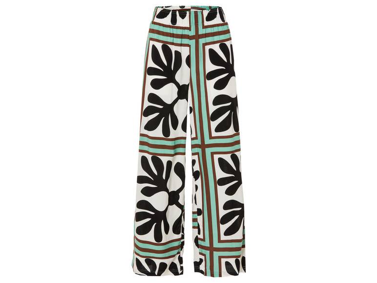 esmara® Damen Wide-Leg-Hose mit elastischem Gummizugbund Tiefpreis