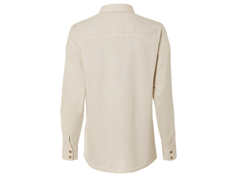 esmara® Damen Leinenbluse, leger geschnitten Letzte 3 Tage