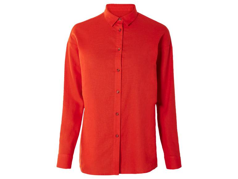esmara® Damen Leinenbluse, leger geschnitten Letzte 3 Tage