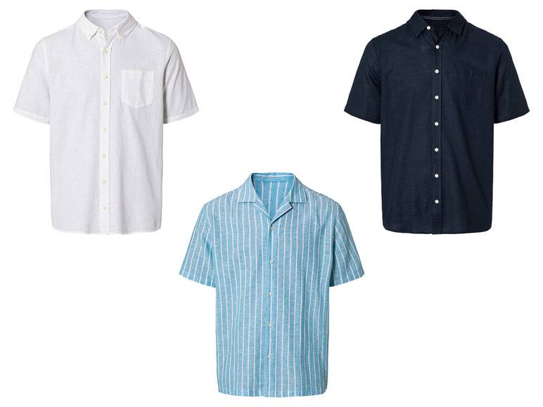 LIVERGY® Herren Leinenhemd, Regular Fit Clearance-Verkauf