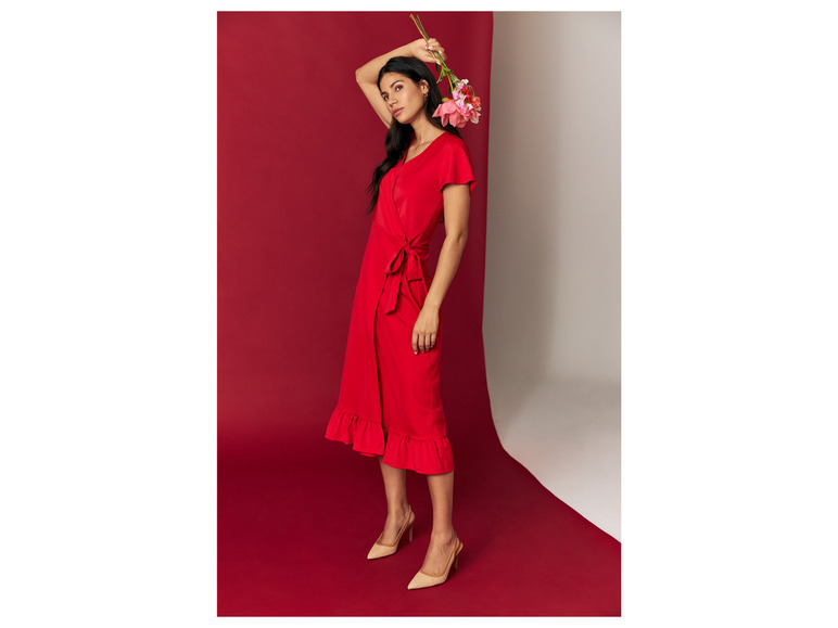 esmara® Damen Wickelkleid mit verspielten Volants Rabatte dieses Monats