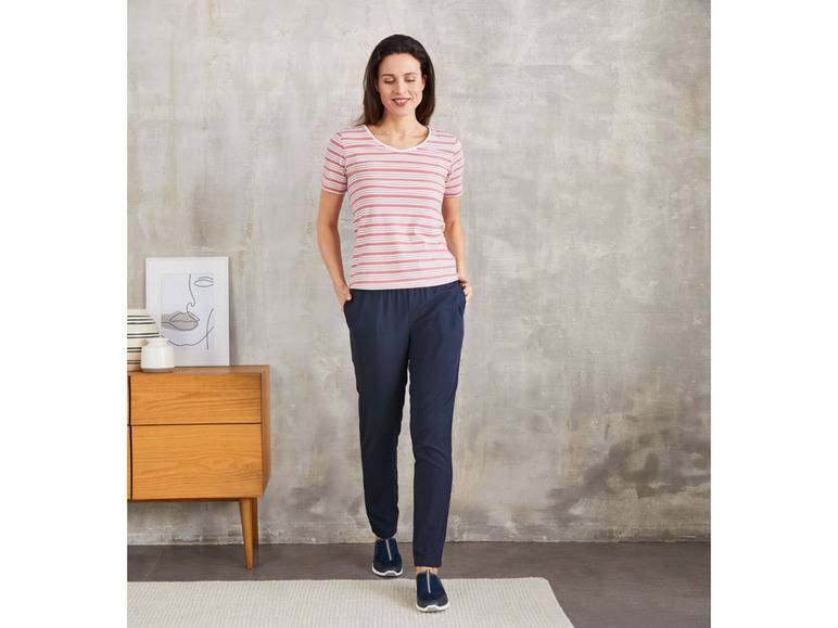 esmara® Damen T-Shirt, 2 Stück, mit hohem Baumwollanteil Blitzverkäufe