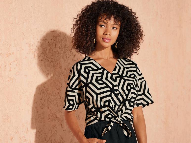 esmara® Damen Leinenbluse, leger geschnitten Fabrik Onlineshop