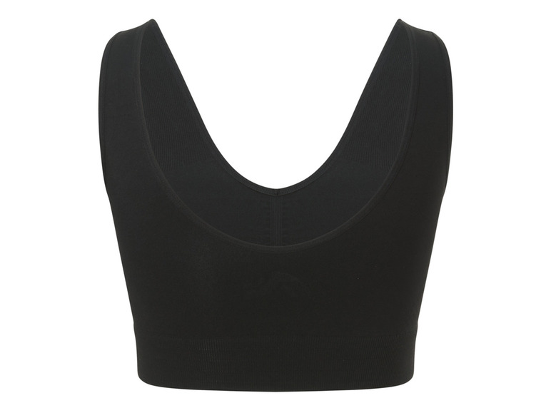 CRIVIT Damen Seamless-Sportbustier, Medium-Level, mit dynamischer Kühltechnologie Fabrikpreis