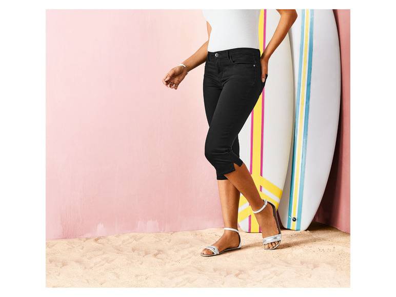 esmara® Damen Caprihose, extra schmal geschnitten, mit normaler Leibhöhe Online Shopping