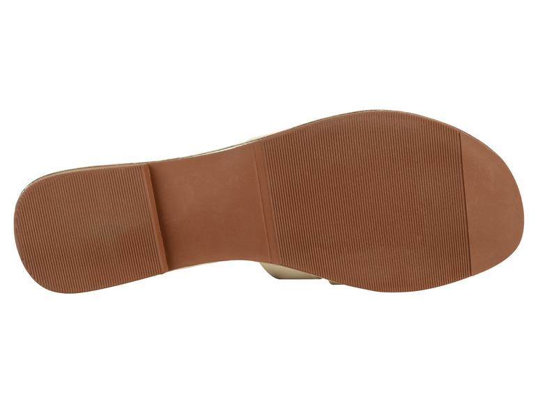 esmara® Damen Pantoletten aus Leder Exklusivangebot