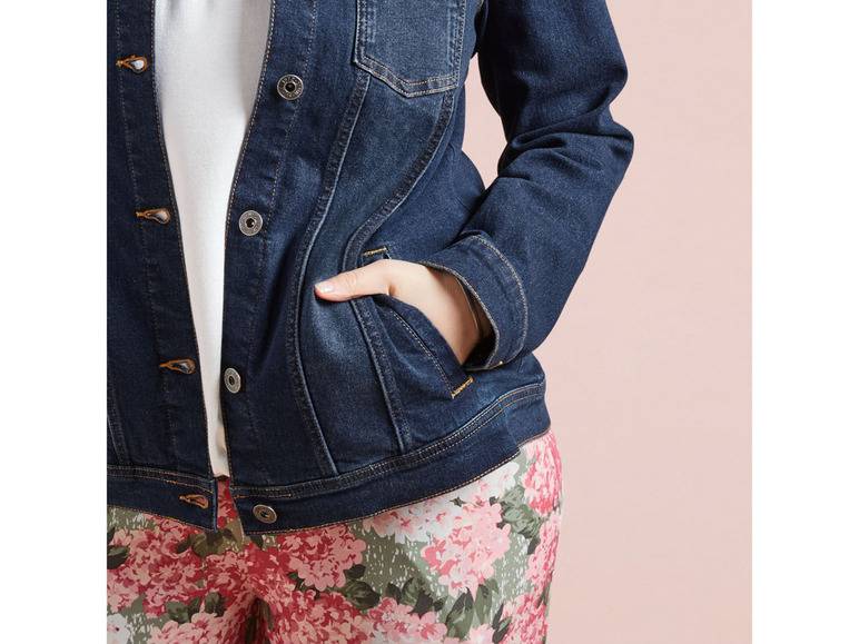 esmara® Damen Jeansjacke, leicht tailliert geschnitten Cyber Monday