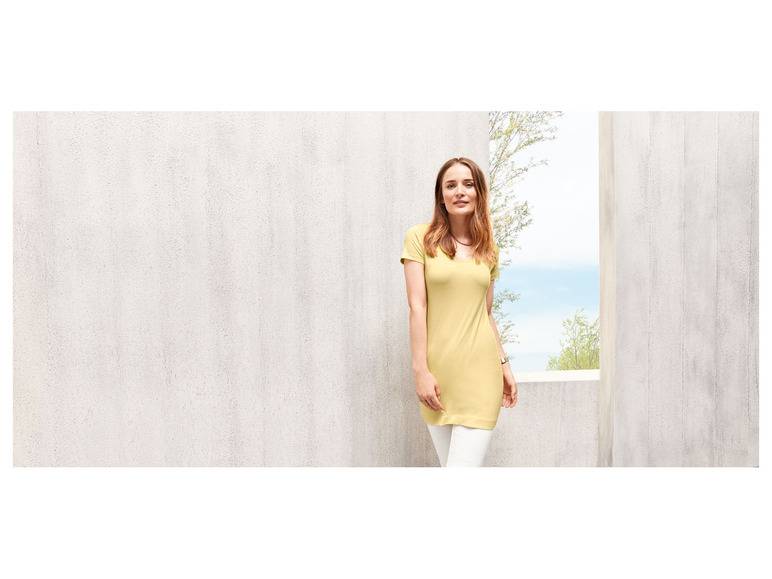 esmara® Damen Longshirt, figurbetont aus Stretchjersey Osterangebot
