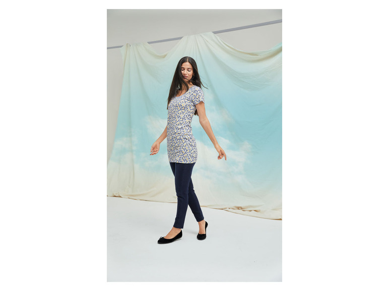 esmara® Damen Longshirt, figurbetont aus Stretchjersey Osterangebot
