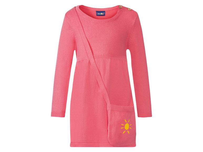 lupilu® Kleinkinder Strickkleid, mit Umhängetäschchen Jubiläumsangebot