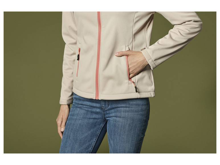 Rocktrail Damen Softshelljacke, verlängerte Rückseite Tägliche Deals
