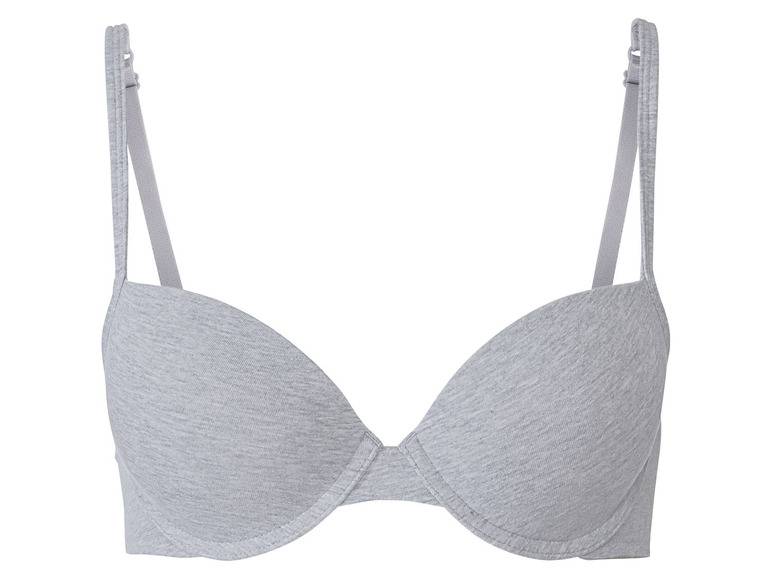 esmara® Damen Bügel BH, 2 Stück, mit hohem Baumwollanteil Neueste Stile